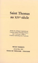 Revue thomiste - N°1/1997