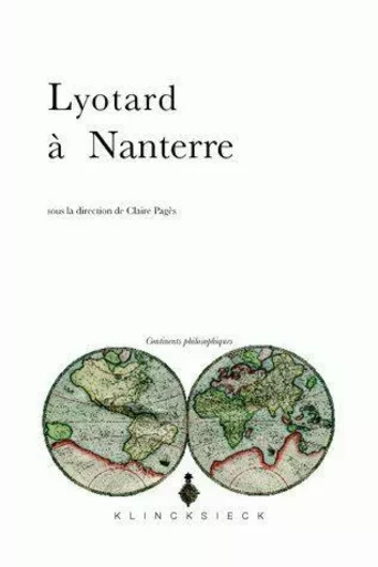 Lyotard à Nanterre -  - Klincksieck