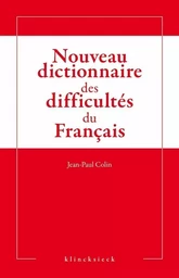 Nouveau dictionnaire des difficultés du français