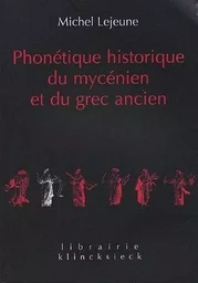 Phonétique historique du mycénien et du grec ancien