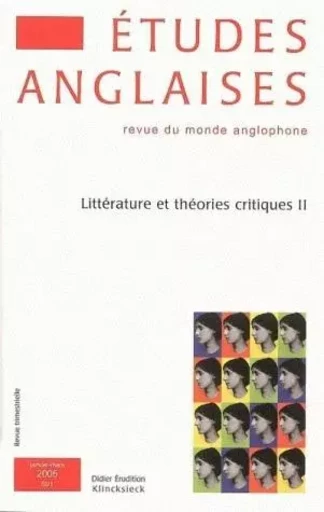 Études anglaises -  N°1/2005 -  - Klincksieck