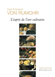 L'esprit de l'art culinaire