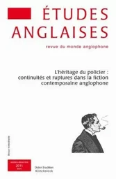 Études anglaises - N°4/2011