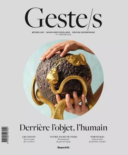 Geste/s n°1 : Derrière l'objet, l'humain -  collection - BEAUX ARTS ED