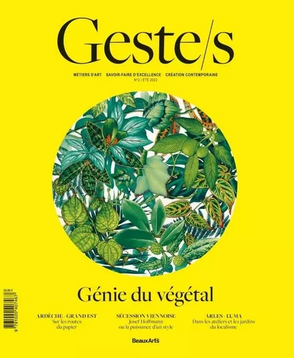 Geste/s n°2 : Génie du végétal -  Collectif - BEAUX ARTS ED