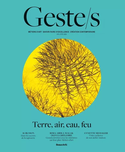 Geste/s n°6 : terre, air, eau, feu -  Collectif - BEAUX ARTS ED