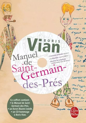 Manuel de St-Germain-des-Prés : édition Prémium avec 1 CD musique - Boris Vian - LGF