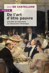 De l'art d'être pauvre