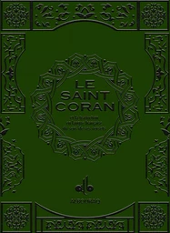 Saint Coran - FranCais - pochette (11 x 15 cm) - Vert