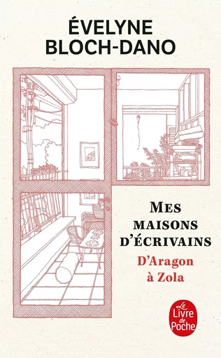 Mes maisons d'écrivains - Evelyne Bloch-dano - LGF