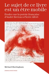 Le sujet de ce livre est un être mobile