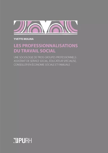 LES PROFESSIONNALISATIONS DU TRAVAIL SOCIAL. UNE SOCIOLOGIE DE TROIS GROUPES PROFESSIONNELS -  MOLINA YVETTE - PU ROUEN