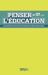 PENSER L'EDUCATION, N  37/2015