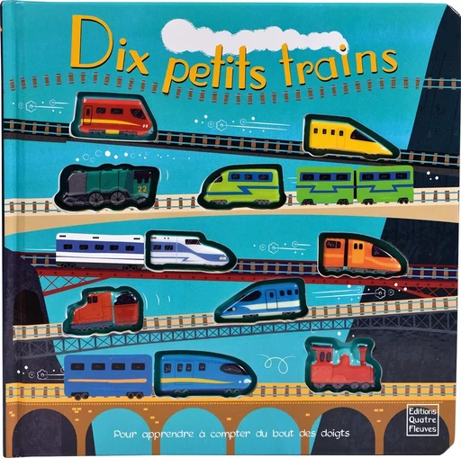 Dix petits trains - Ian Cunliffe - GLENAT JEUNESSE