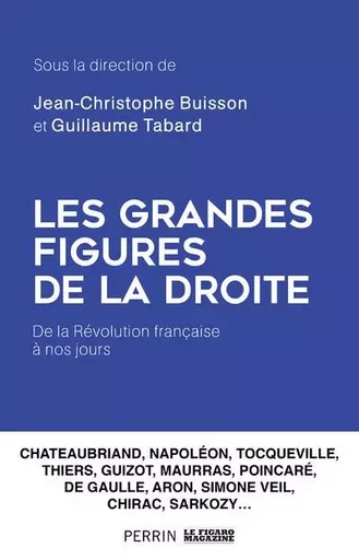 Les Grandes Figures de la droite - De la Révolution française à nos jours -  Collectif - Place des éditeurs