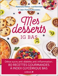 Mes desserts à IG bas