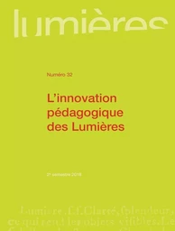 L'innovation pédagogique des Lumières