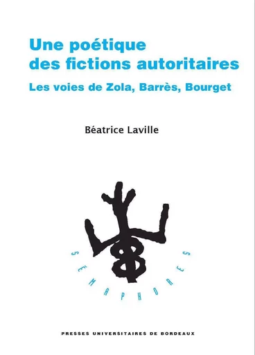 Une poétique des fictions autoritaires - Béatrice Laville - PU BORDEAUX