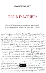 Désir d'écrire ?