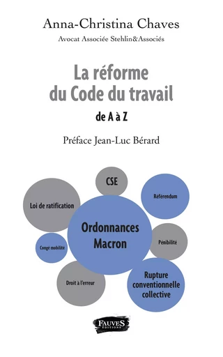 La réforme du Code du travail - Anna-Christina Chaves - Fauves editions