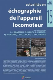 ACTUALITES EN ECHOGRAPHIE DE L APPAREIL LOCOMOTEUR T 15