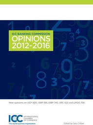 ICC Banking Commission Opinions 2012-2016