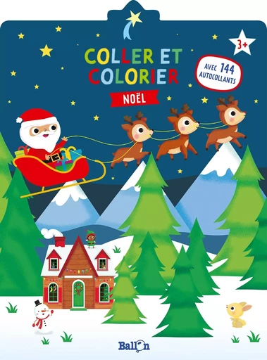 Coller et colorier - Noël -  - BALLON