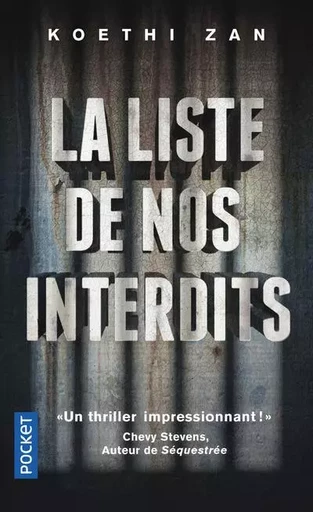 La Liste de nos interdits - Koethi Zan - Univers Poche