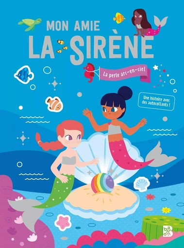 Mon amie la sirène - histoire à coller -  - BALLON