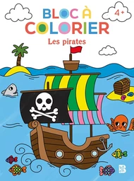 Bloc à colorier  - Les pirates