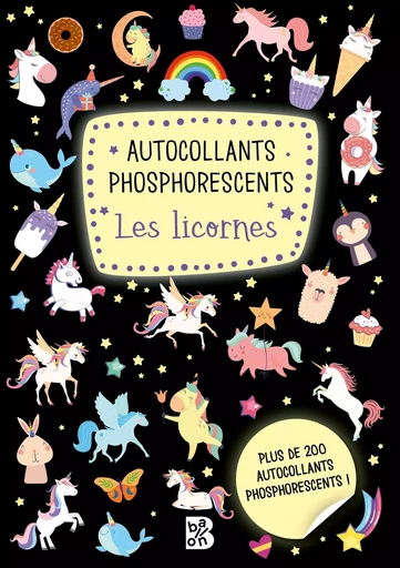 Autocollants phosphorescents - Les licornes -  - BALLON