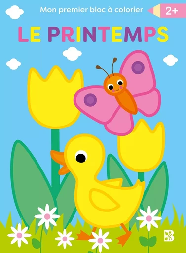 Le Printemps - Bloc à colorier -  - BALLON