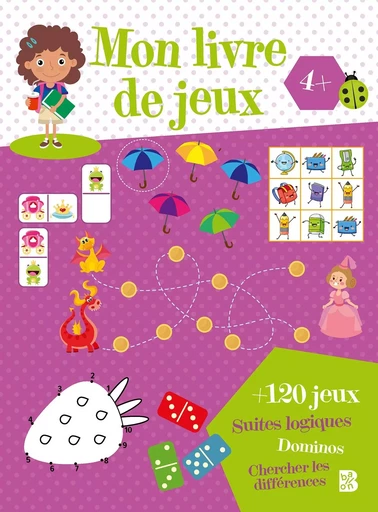 Mon livre de jeux - 4+ (rose) -  - BALLON