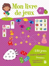 Mon livre de jeux - 4+ (rose)