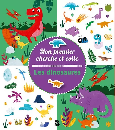 Mon premier cherche et colle - Les dinosaures -  - BALLON