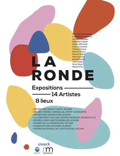 La Ronde, expositions 8 lieux - Joanne Snrech, Sylvain Amic - SNOECK GENT