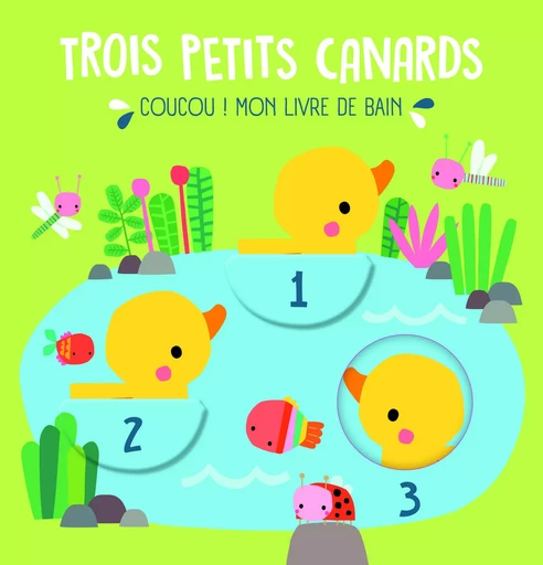 Trois petits canards livre bain  -  Collectif - TAM TAM EDTS