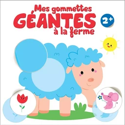 2+ mouton mes gommettes géantes à la ferme