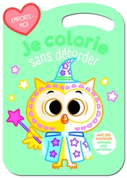 Le hibou Je colorie sans déborder