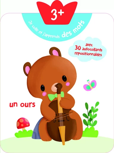 3+ Je colle et j'apprends des mots - ours -  - TAM TAM EDTS