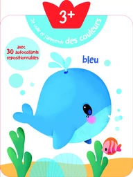 3+ Je colle et j'apprends des couleurs Baleine