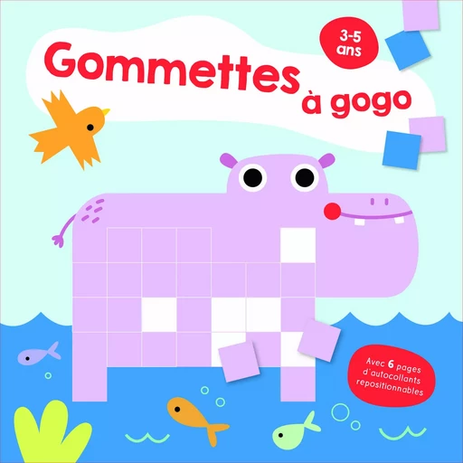 L'hippopotame Gommettes à gogo -  - YOYO