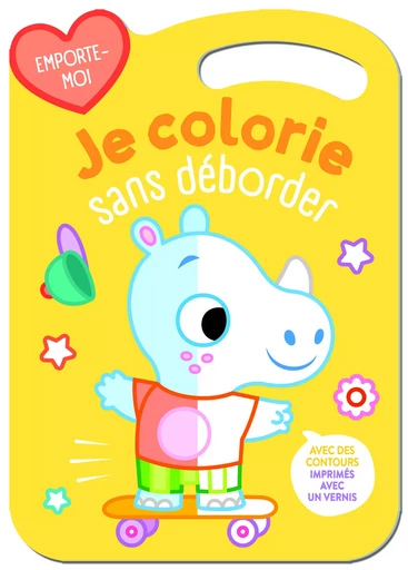 Je colorie sans déborder - Le rhinocéros  -  - YOYO