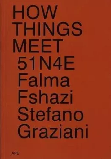 How Things Meet 51N4E, Falma Fshazi, Stefano Graziani /anglais -  HOW THINGS MEET - APE ART PAPER