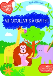 Les animaux autocollants à gratter