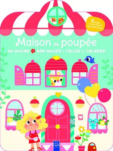 La maison de poupée coller colorier -  - YOYO