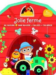 La jolie ferme - coller colorier