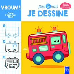 Vroum ! - Pas à pas je dessine