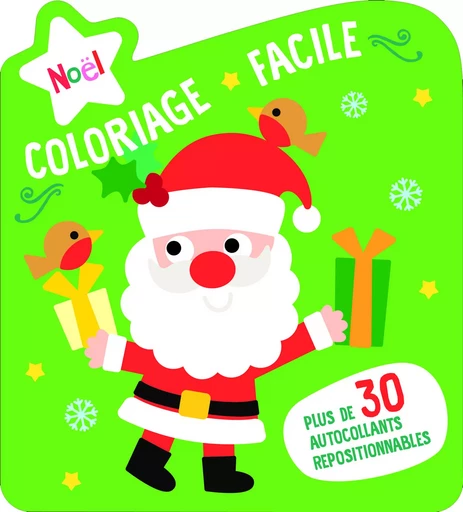 Coloriage facile : Père Noël -  - YOYO