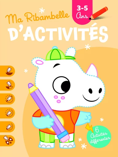 3-5 ans Ma ribambelle d'activités Hippopotame -  - YOYO